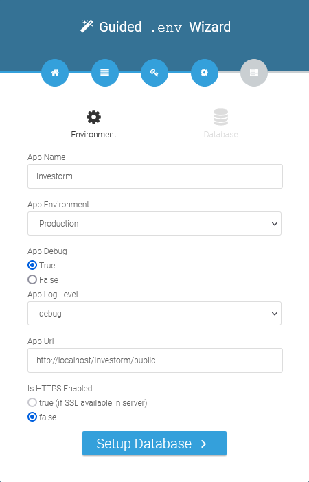 Database Setup