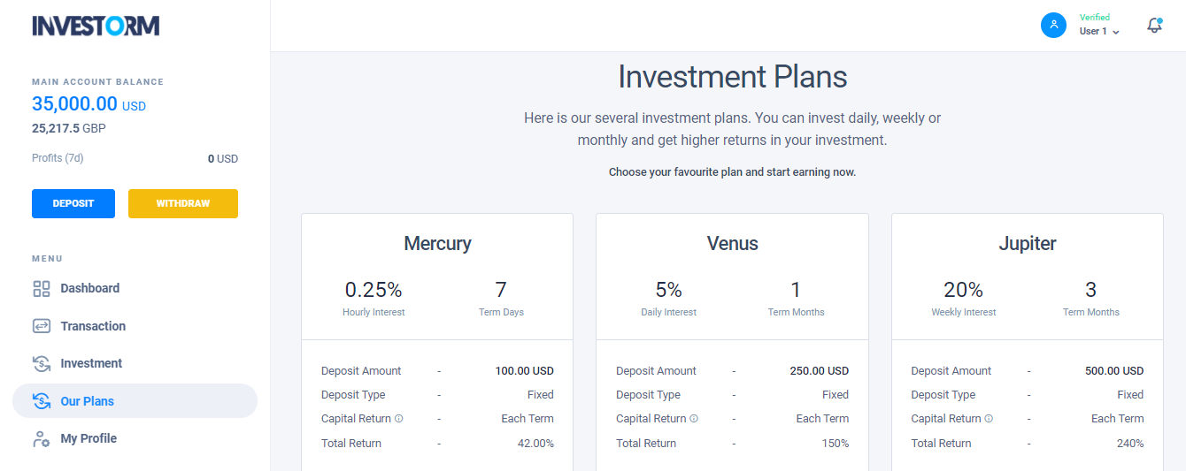 Our Plans